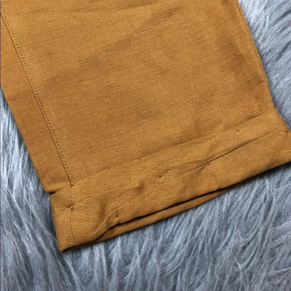 Wilfred Allant Crop Linen Pants Amber Earth Sz 2